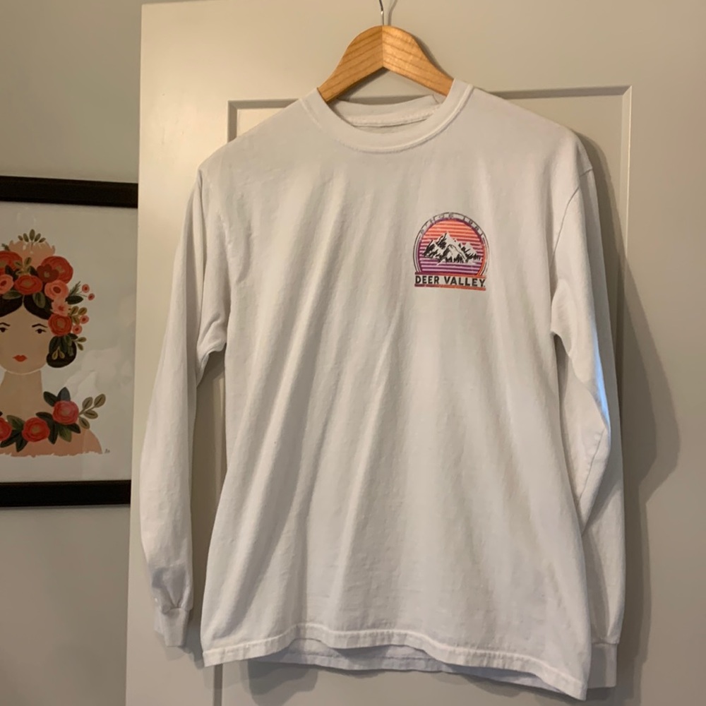Deer Valley since 1981 logo long sleeve shirt